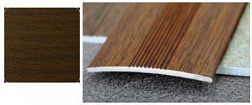 Профиль стыкоперекрывающий ПС 03.1800.091 дуб темный