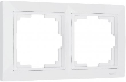 Рамка на 2 поста (белый, basic) W0022001 Werkel